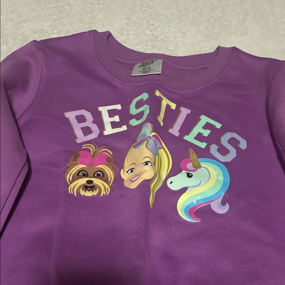 JoJo Siwa Purple Graphic Top